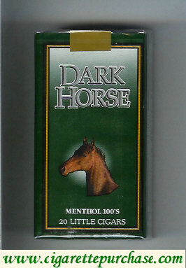 Dark Horse Menthol 100s cigarettes soft box